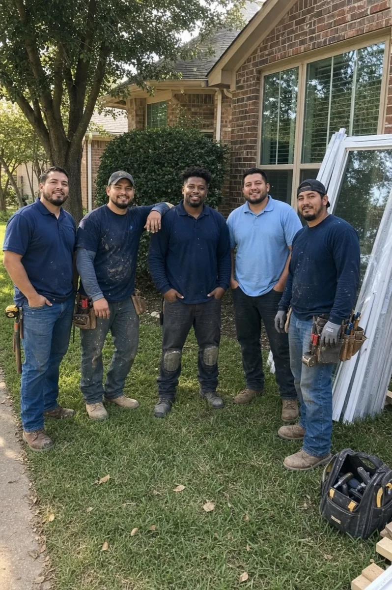 Dallas Window Butler window replacement jobsite